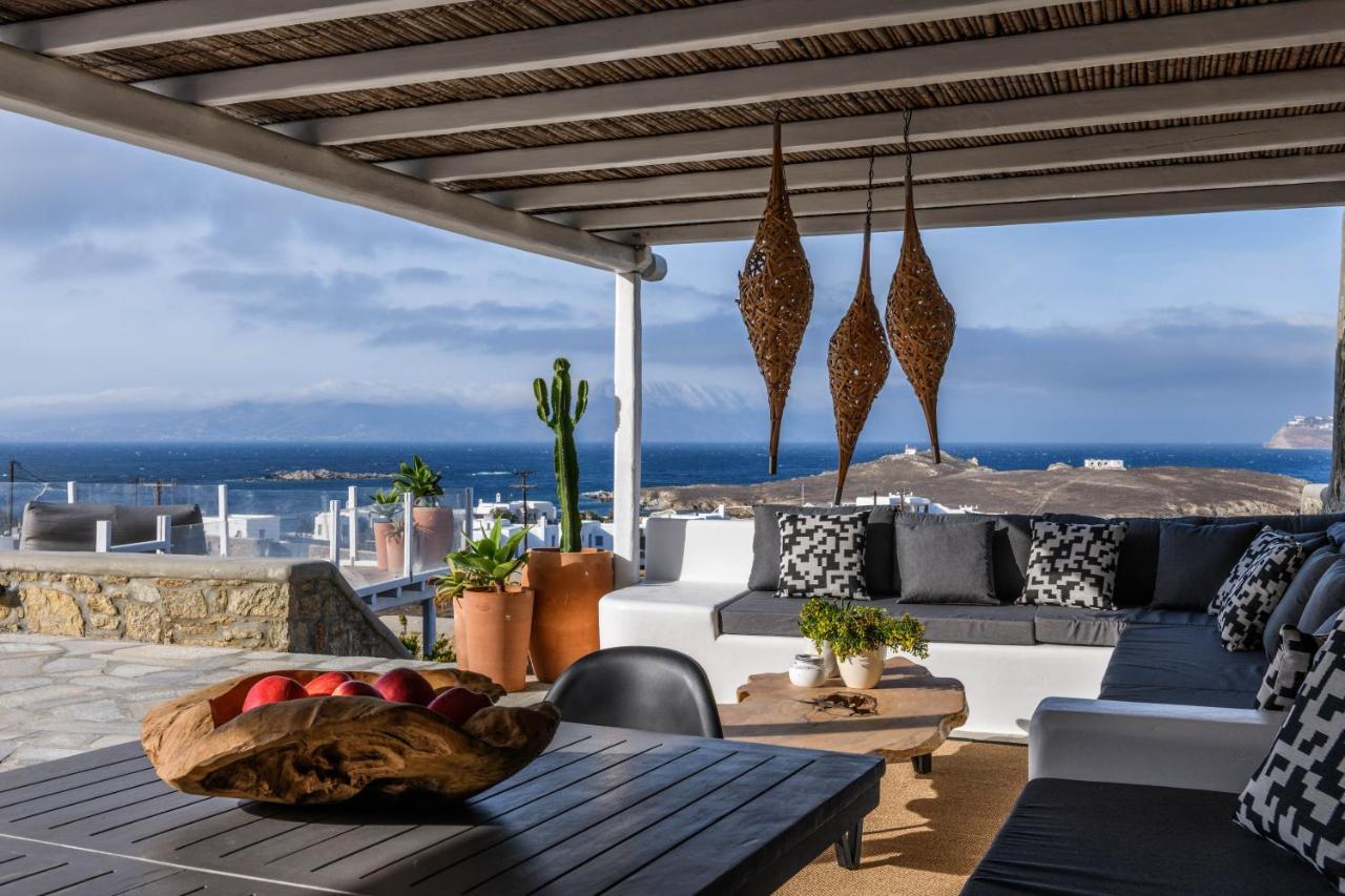 Cosset Villa Bohochic Sea&Harbourview And Sunset By One-Villas Ornos  Extérieur photo