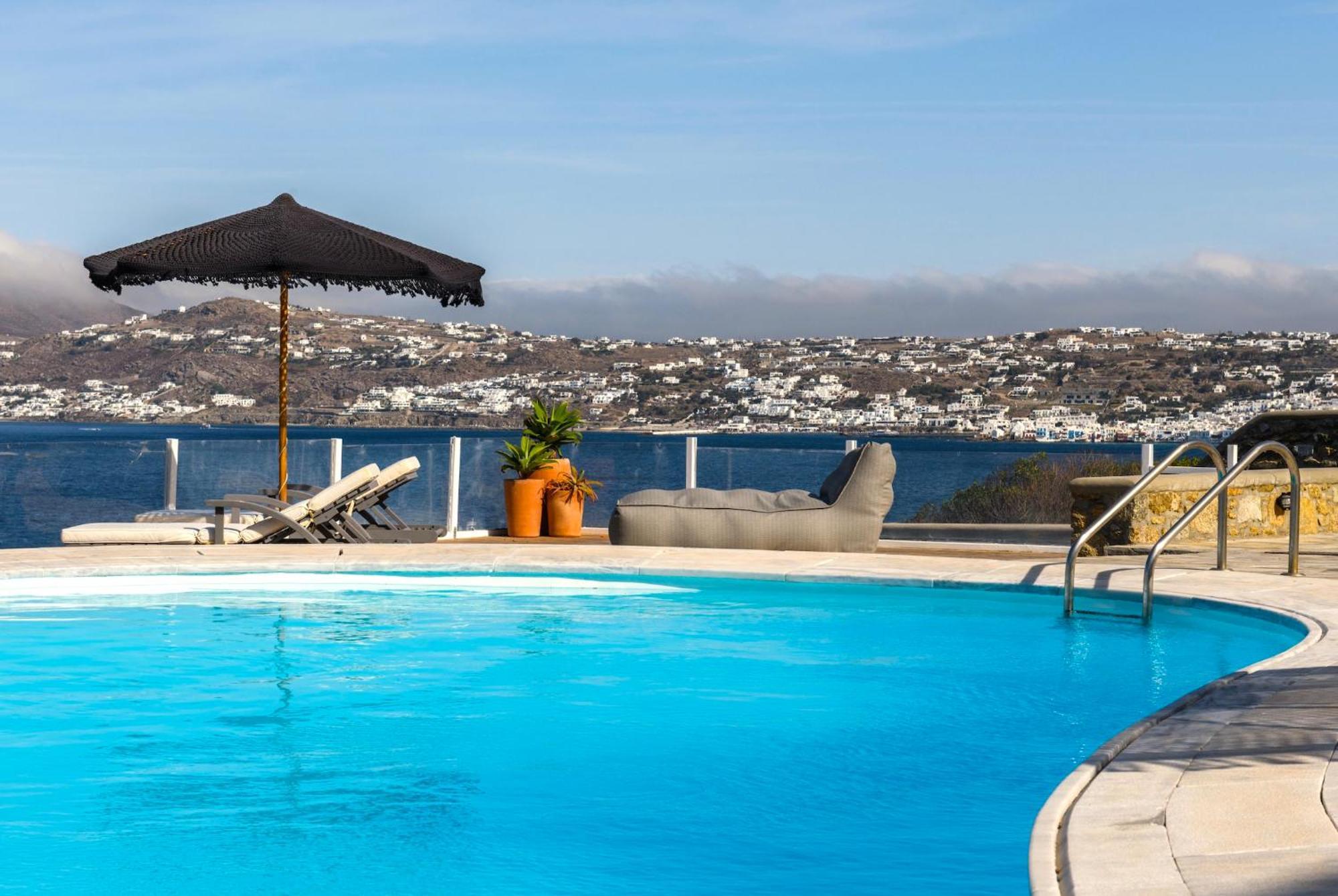 Cosset Villa Bohochic Sea&Harbourview And Sunset By One-Villas Ornos  Extérieur photo